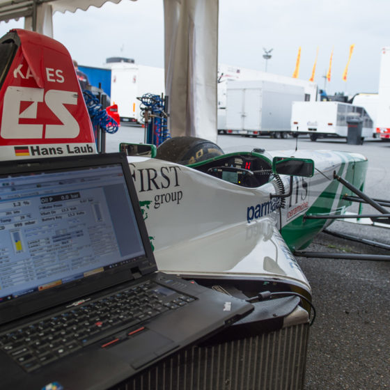Judd V10, EFI Technology Euro12 ECU, Paddleshift, AIM Data, Longman Racing track support, hockenheim, F1.