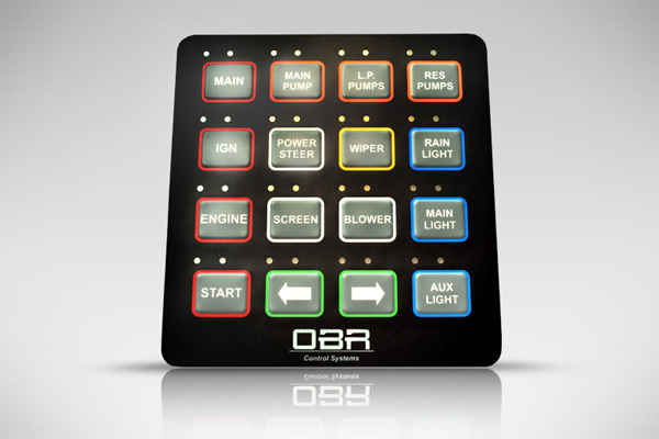 OBR Control Systems CAN Switch Panel, MSP, Custom CAN bus