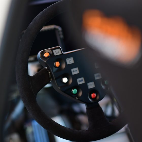 OBR CAN Steering Wheel, Plex SDM550 dash, FIA R4 Rally CAR supplied by Longman Racing